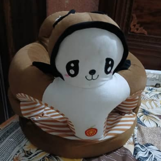 Baby Round Floor Seat/Support Sofa Seat (Brown)