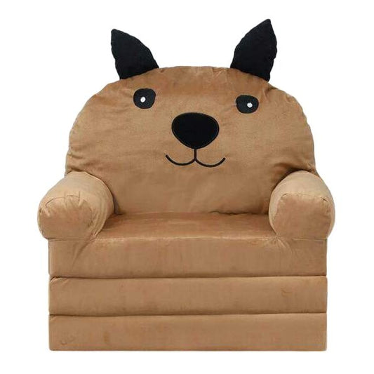 Baby Round Floor Seat/Support Sofa Seat (Light Brown)