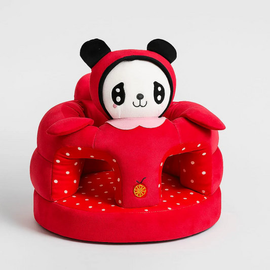 Baby Round Floor Seat/Support Sofa Seat (Red)